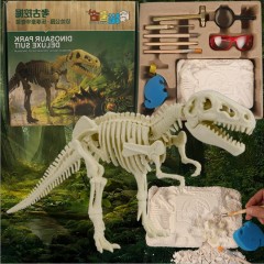 diy挖掘考古恐龙玩具原版大号