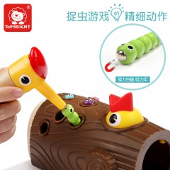 网红啄木鸟捉虫游戏智力开发玩具